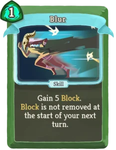 The Blur card in Slay the Spire