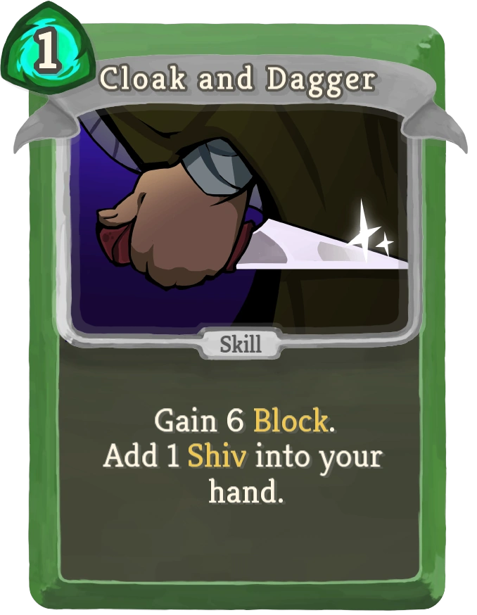slay the spire silent guide Cloak And Dagger