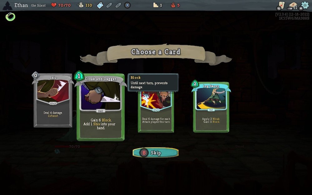 slay the spire silent guide best cards