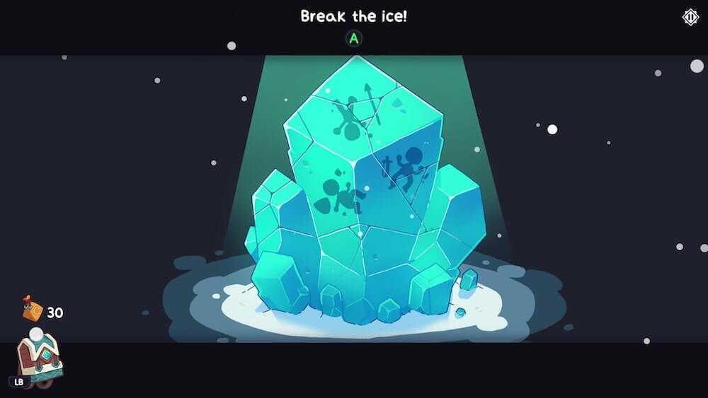 breaking the ice to get frozen travelers in wildfrost
