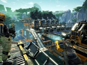 A factory in Satisfactory