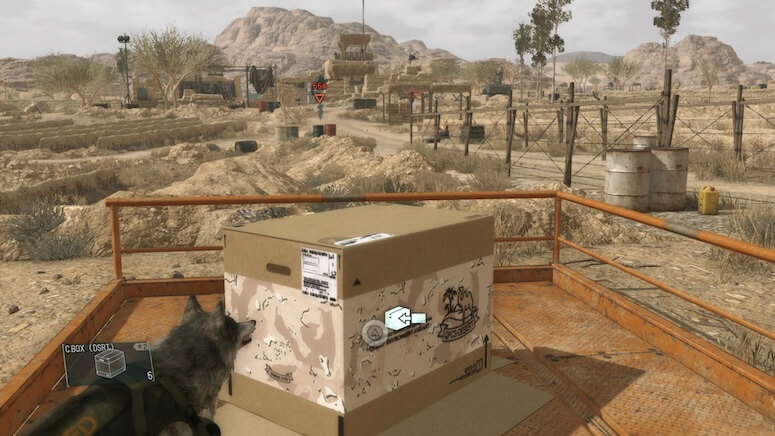 The location of the Delivery Point in Da Shago Kallai in Metal Gear Solid V