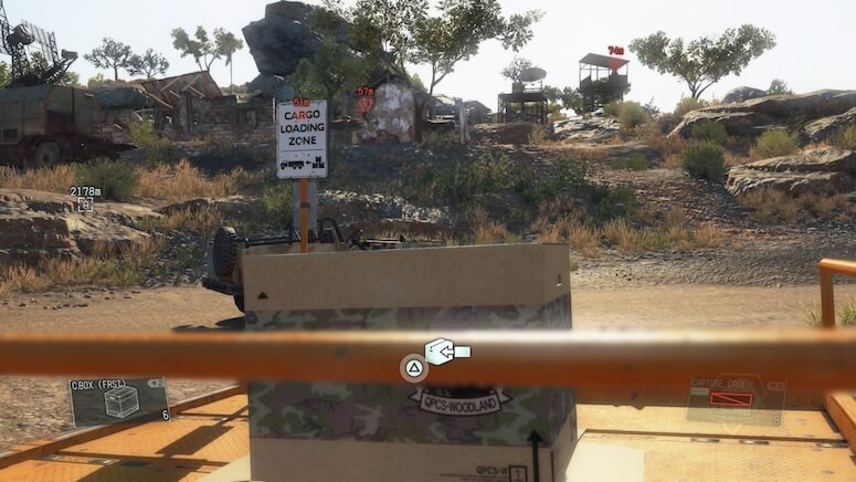 The location of the Delivery Point in Ditada Abandoned Village in Metal Gear Solid V