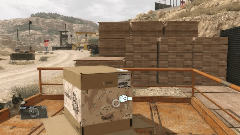 The location of the Delivery Point in Wakh Sind Barracks in Metal Gear Solid V