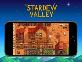 A picture of Stardew Valley being played on a mobile device